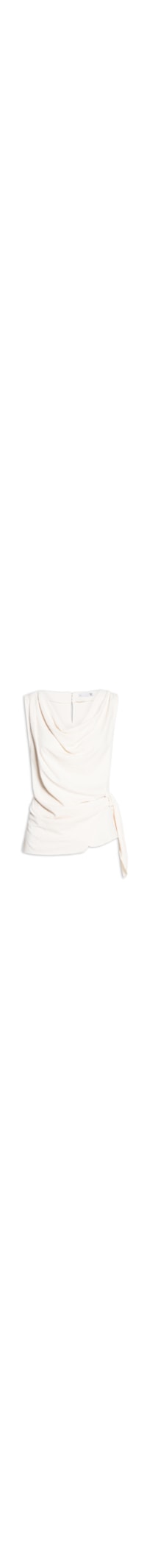 Blusa Feminina Com Detalhe Frontal - Off White