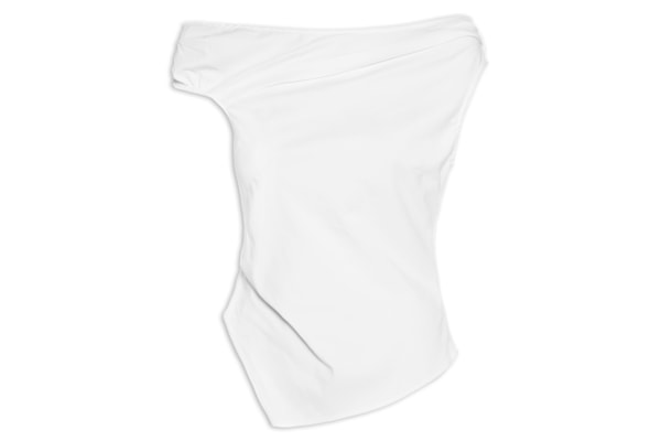 Blusa Feminina Com Drapeados - Branco