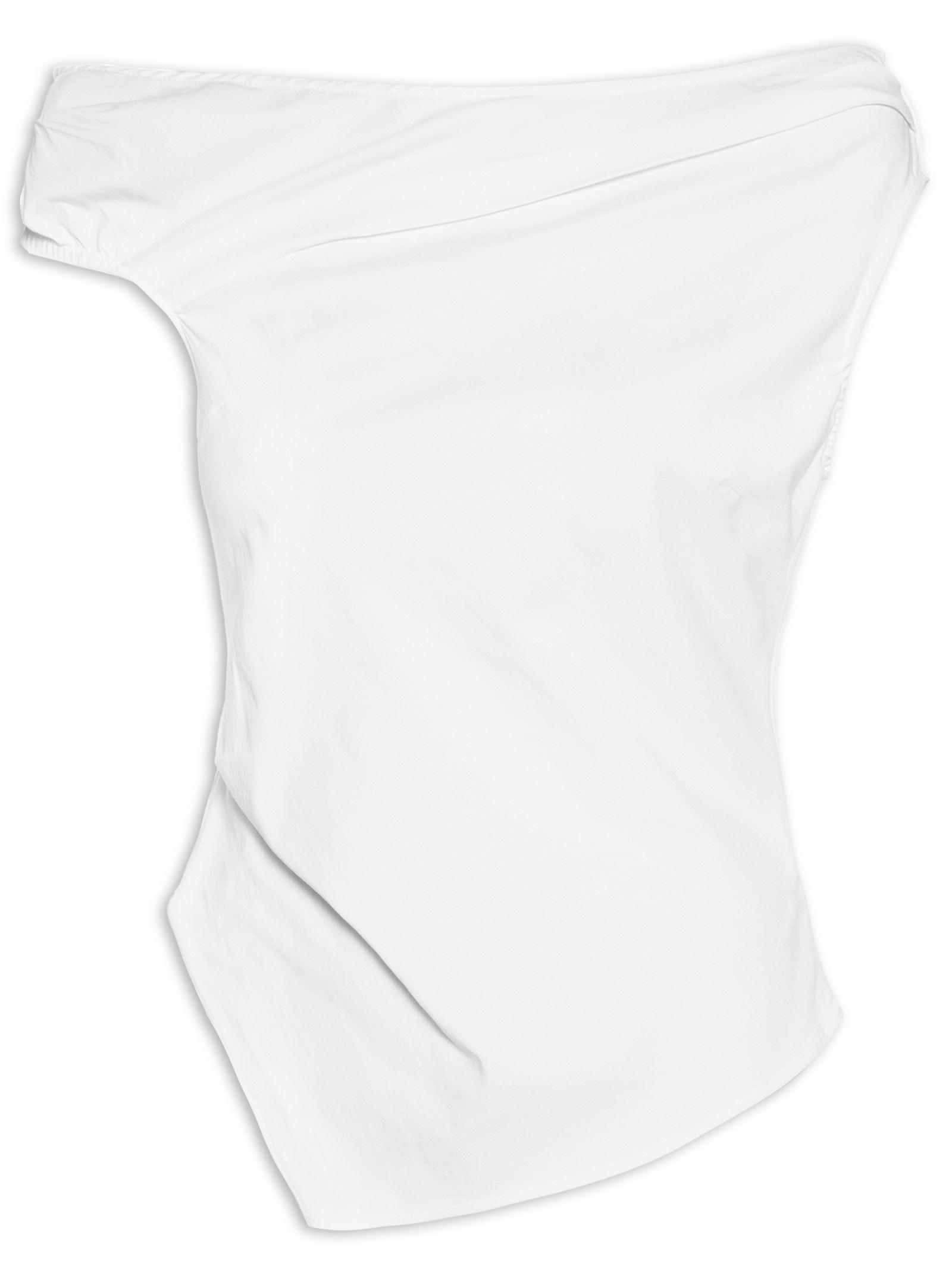 Blusa Feminina Com Drapeados Branco '2Essential