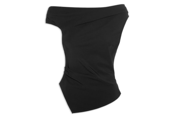 Blusa Feminina Com Drapeados - Preto