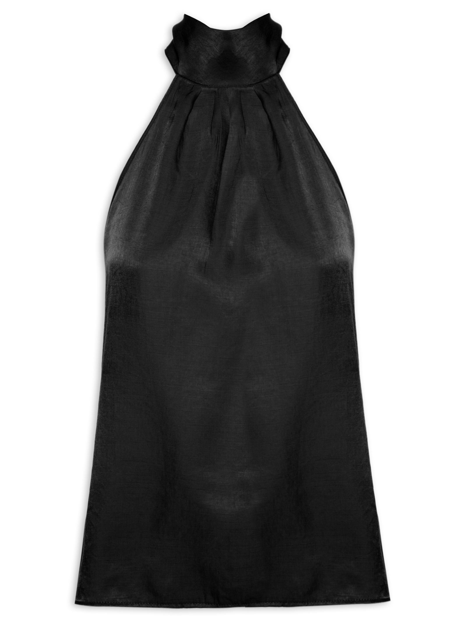 Blusa Feminina com Fecho de Amarração Preto Market 33