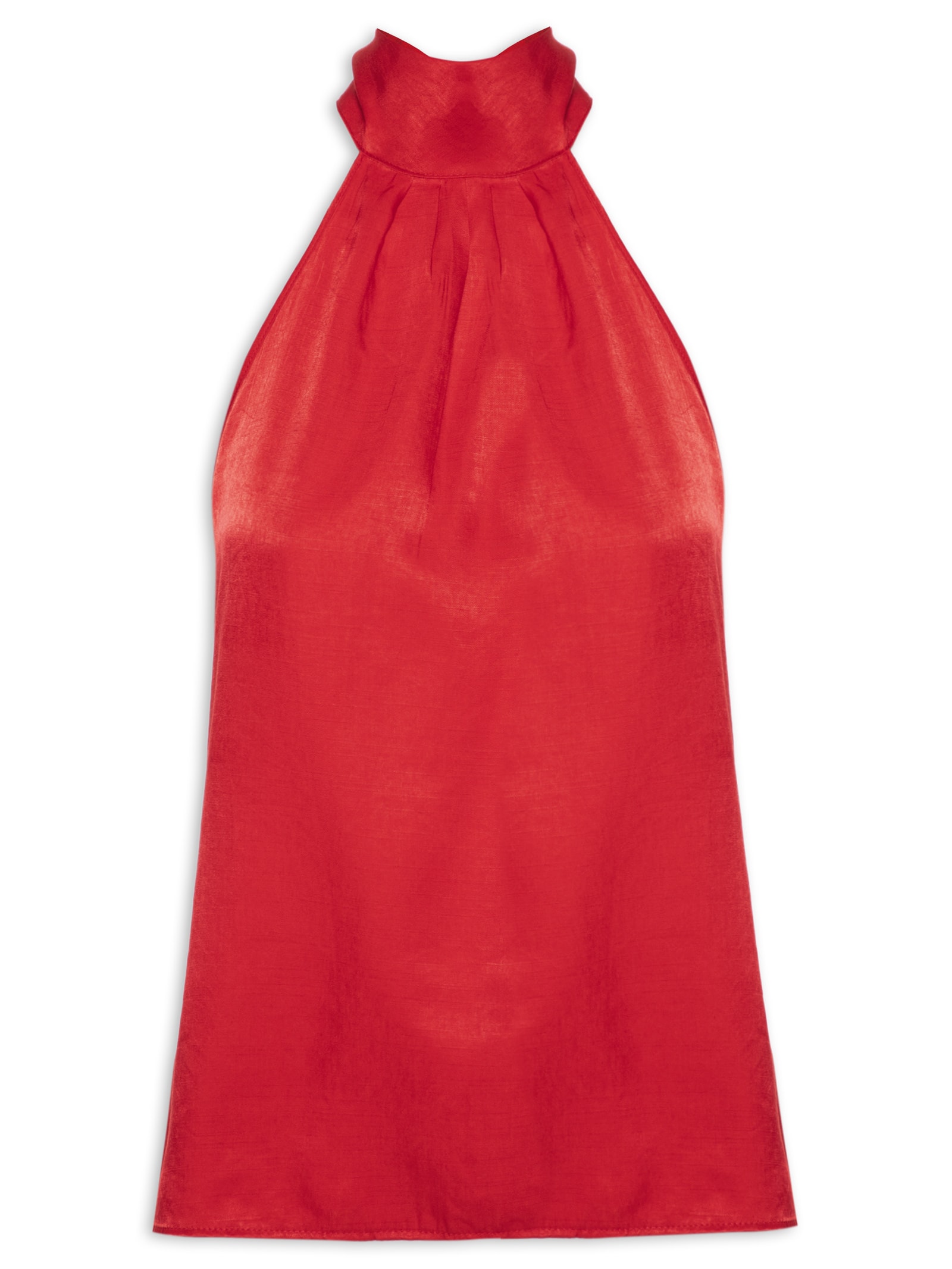 Blusa Feminina com Fecho de Amarração Vermelho Market 33