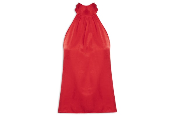 Blusa Feminina com Fecho de Amarração - Vermelho