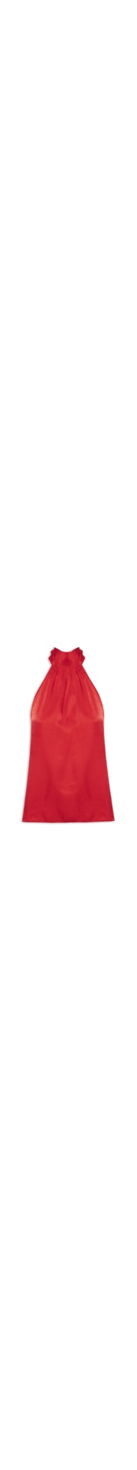 Blusa Feminina com Fecho de Amarração - Vermelho