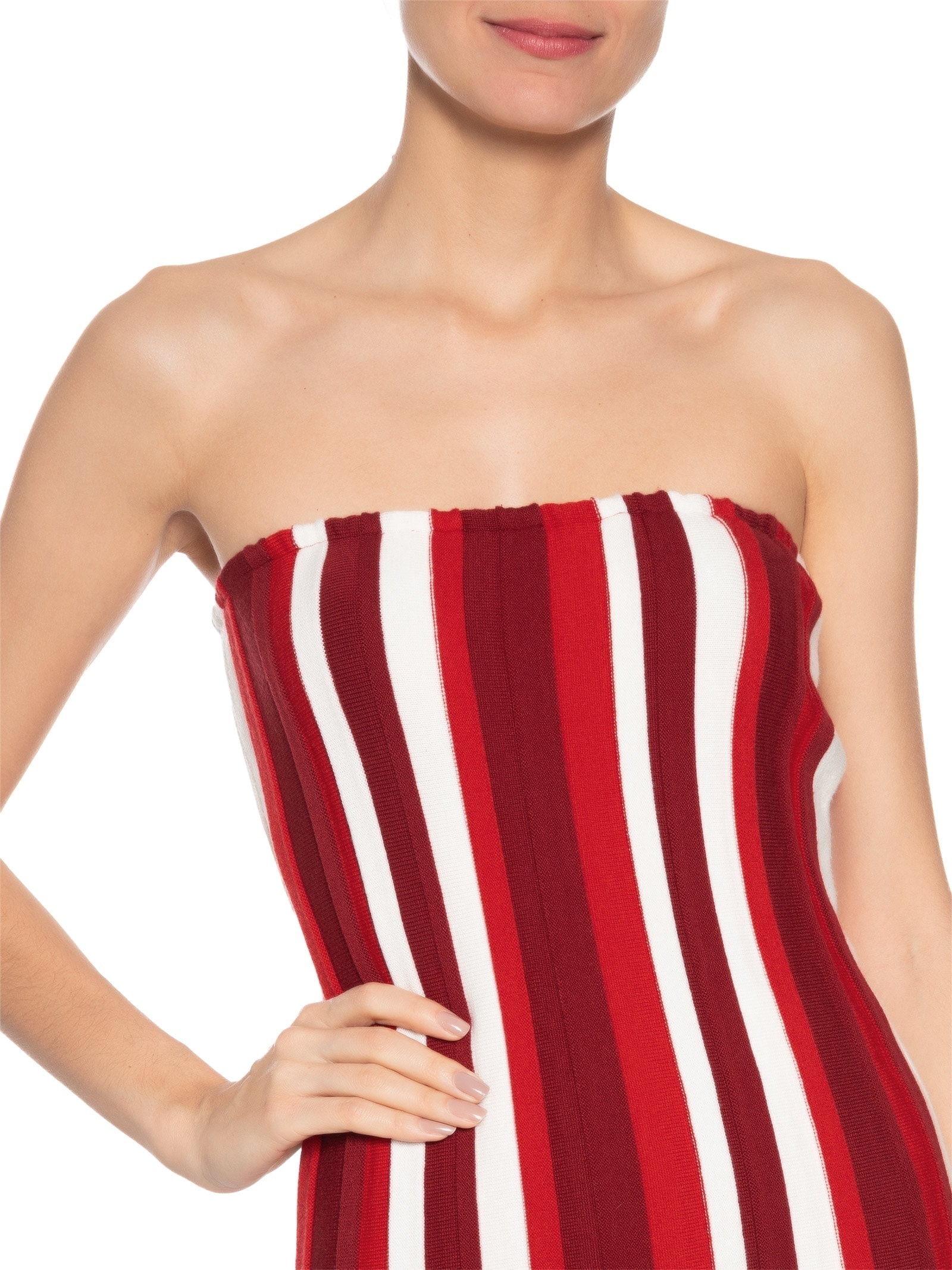 Blusa Feminina Com Franjas Em Tricot Vermelho '2Essential