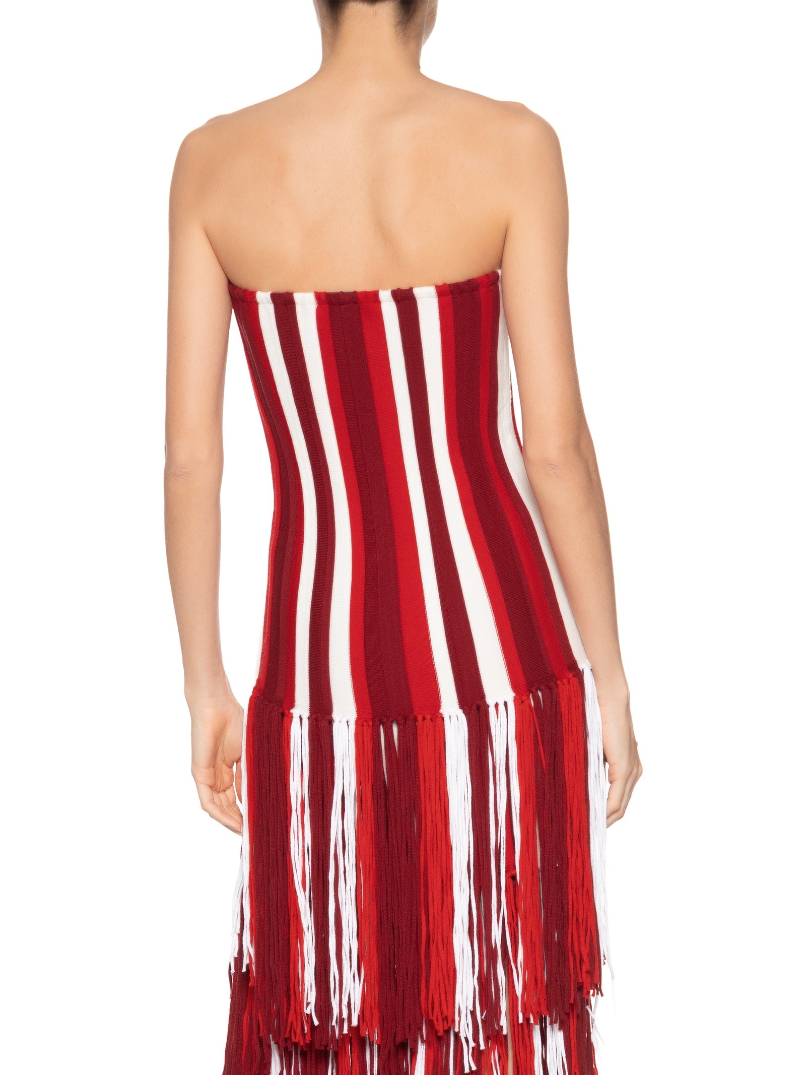 Blusa Feminina Com Franjas Em Tricot Vermelho '2Essential