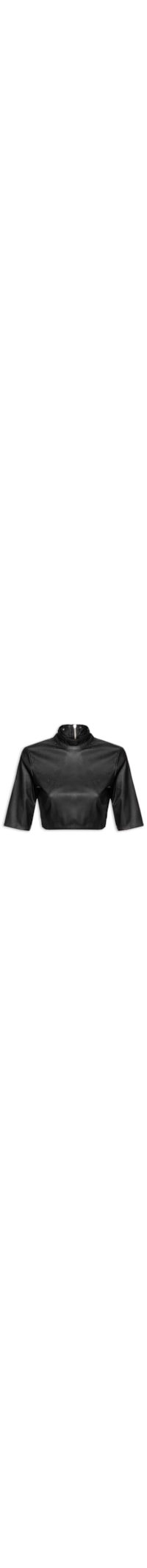 Blusa Feminina Com Gola - Preto