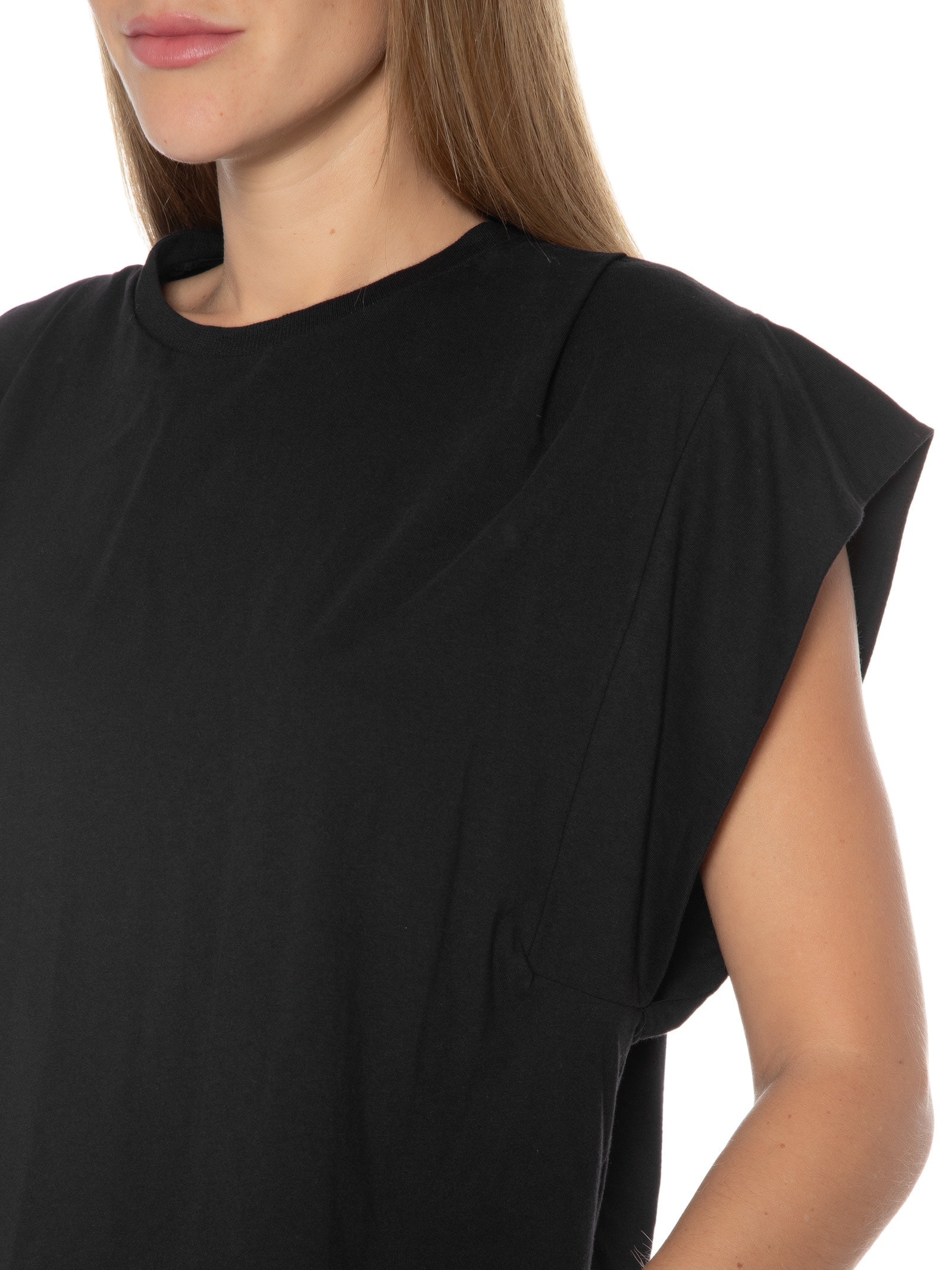 Blusa Feminina Com Pregas Preto Colcci