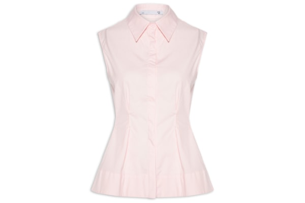 Blusa Feminina com Pregas - Rosa