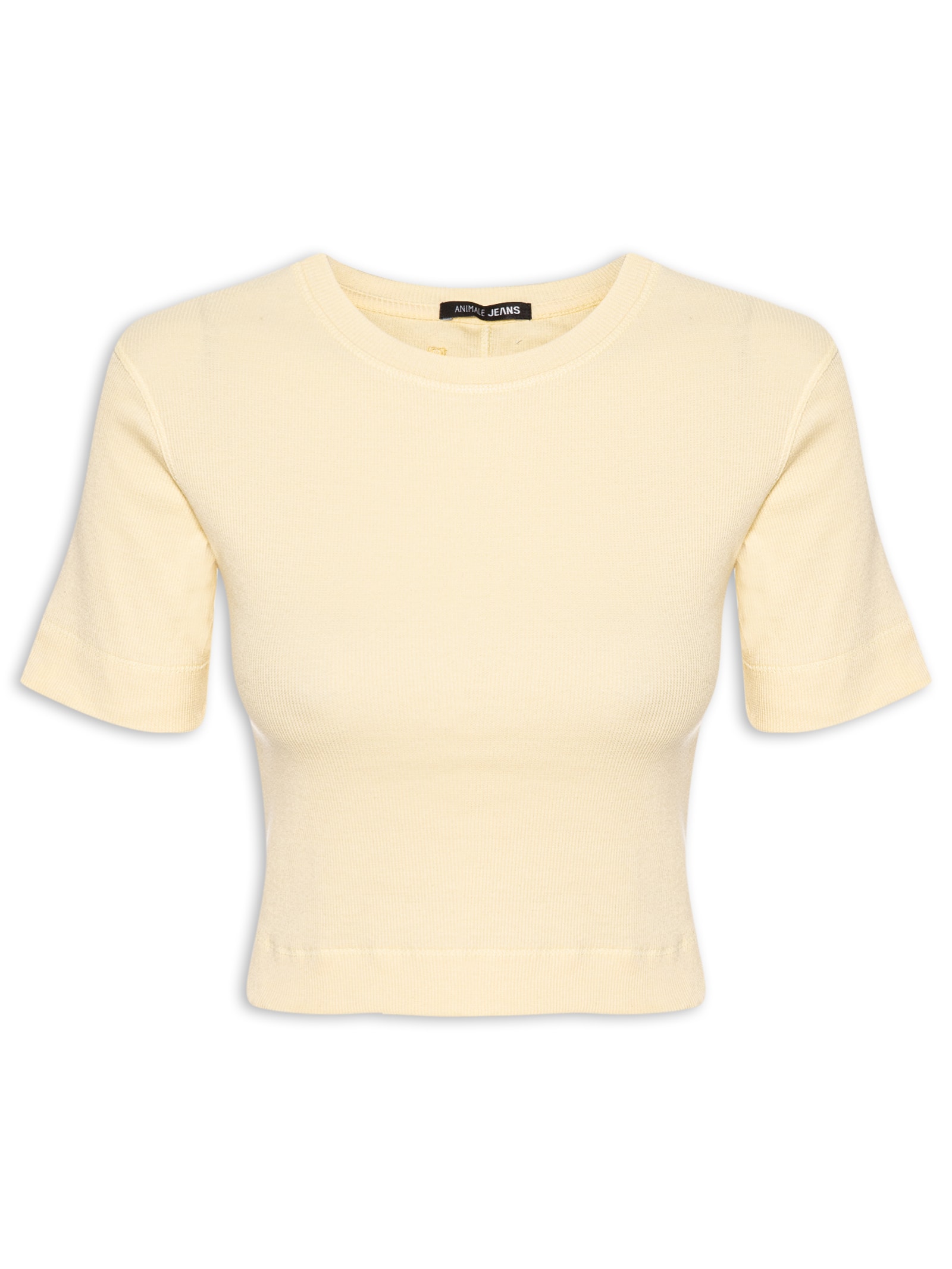 Blusa Feminina Com Recorte Costas Amarelo Animale Jeans
