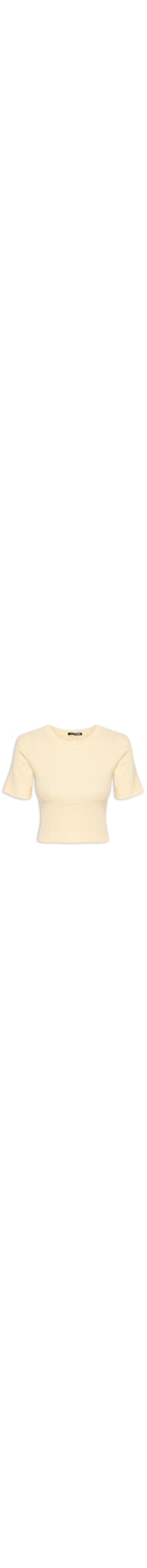 Blusa Feminina Com Recorte Costas - Amarelo