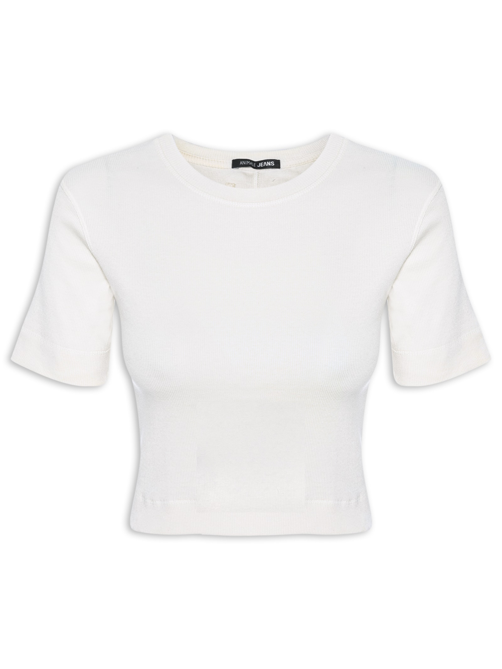 Blusa Feminina Com Recorte Costas Branco Animale Jeans