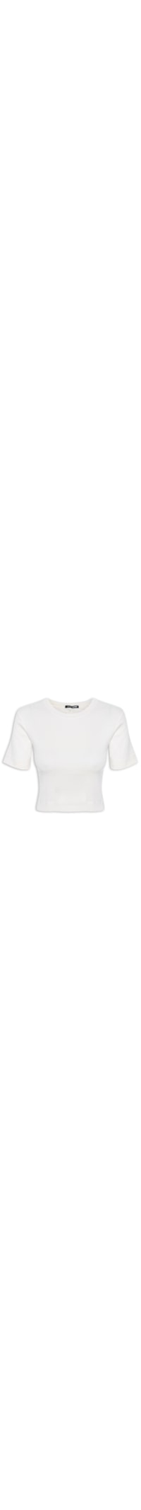 Blusa Feminina Com Recorte Costas - Branco