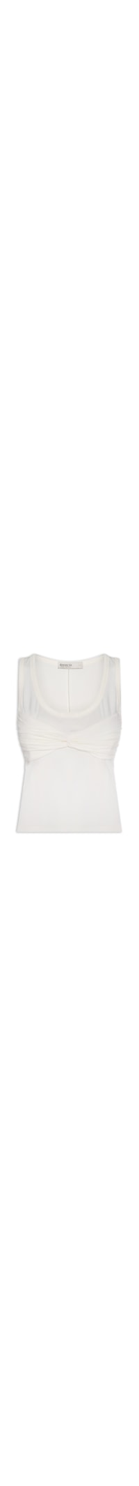 Blusa Feminina Com Sobreposição - Off White