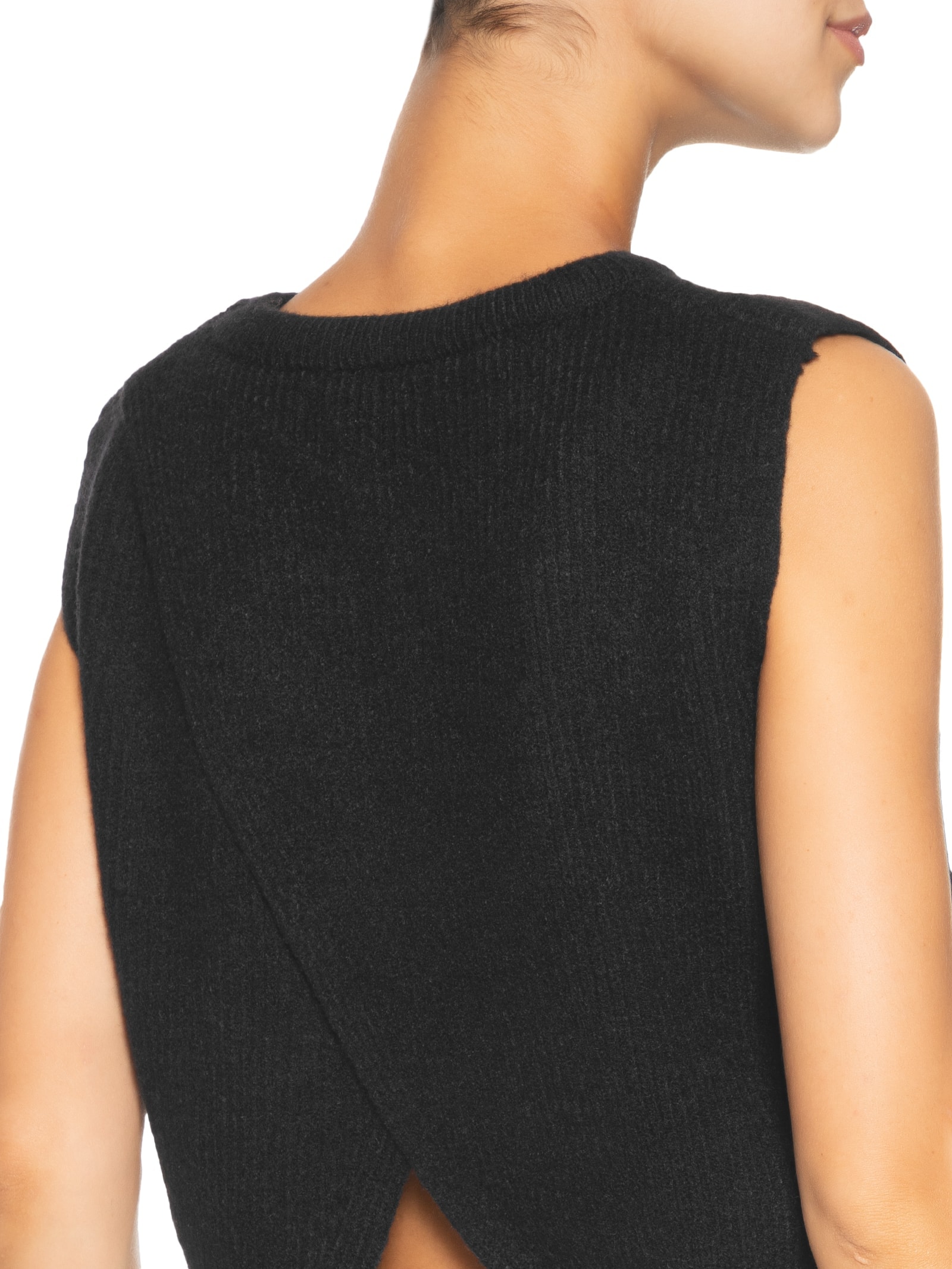 Blusa Feminina Com Transpasse Nas Costas Preto '2Essential