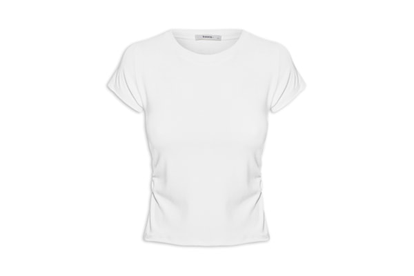 Blusa Feminina Comfy Justa Ao Corpo - Branco
