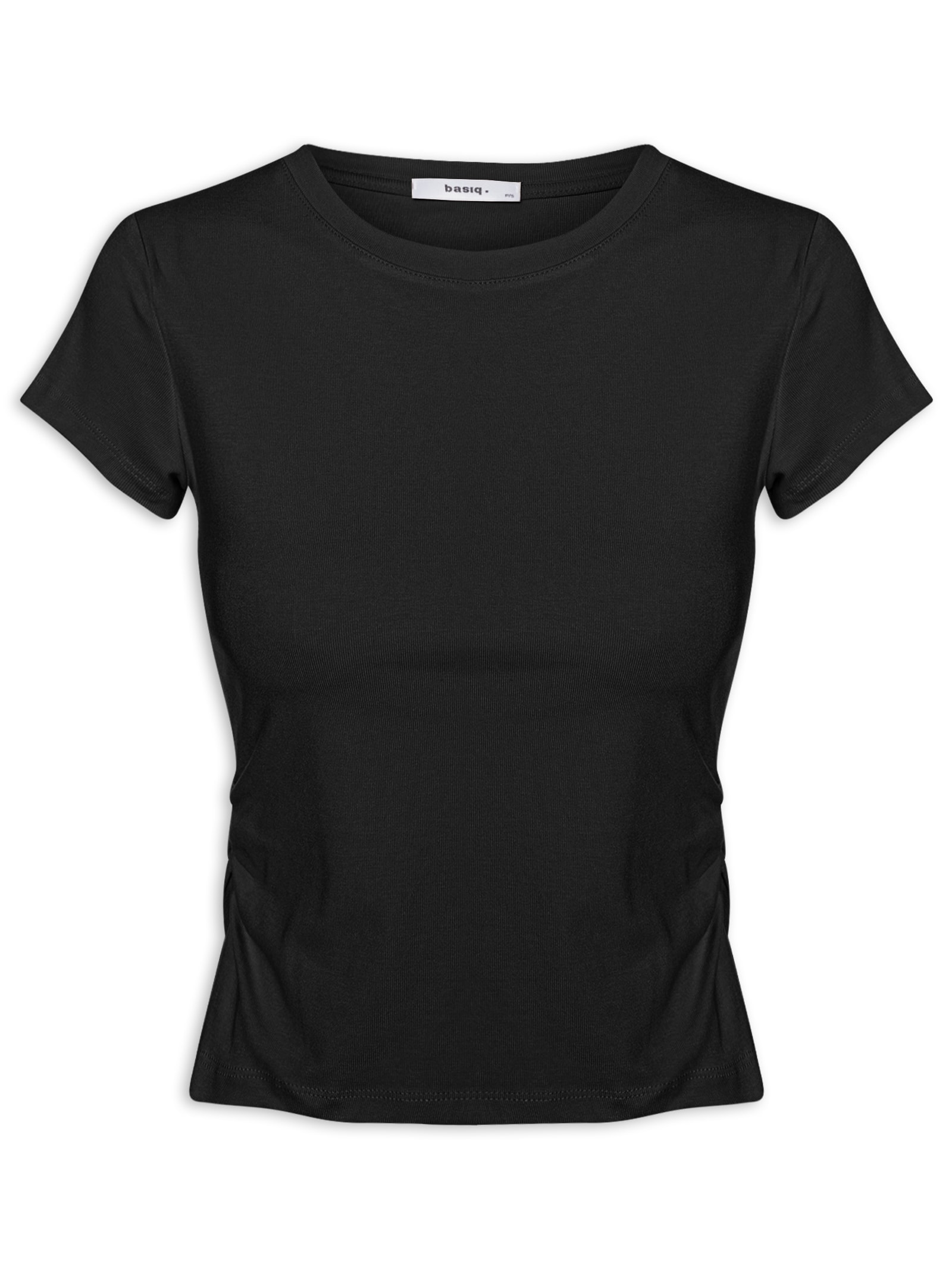 Blusa Feminina Comfy Justa Ao Corpo Preto Basiq