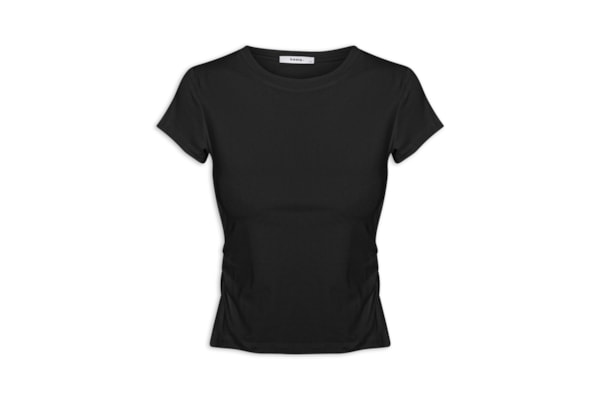 Blusa Feminina Comfy Justa Ao Corpo - Preto