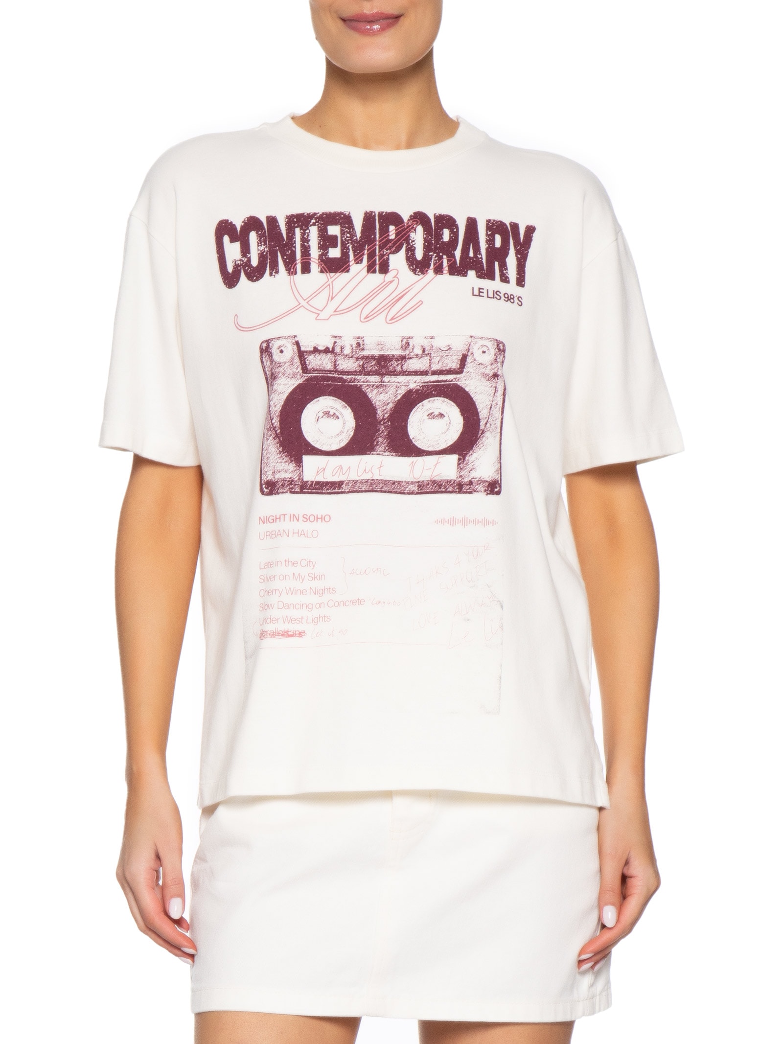 Blusa Feminina Contemporâneo  Branco Le Lis