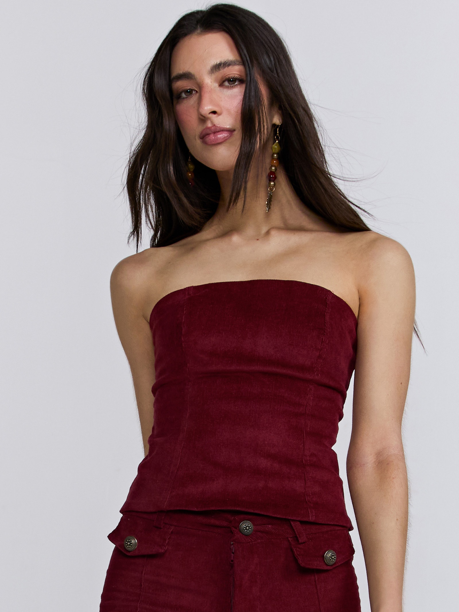 Blusa Feminina Corselet Kate Vermelho Triya