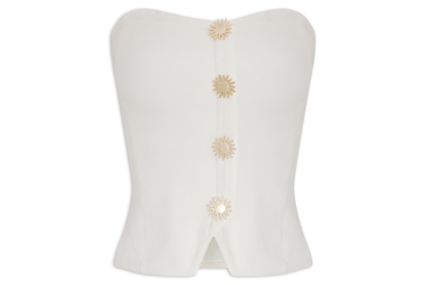 Blusa Feminina Corselet Lunar - Branco