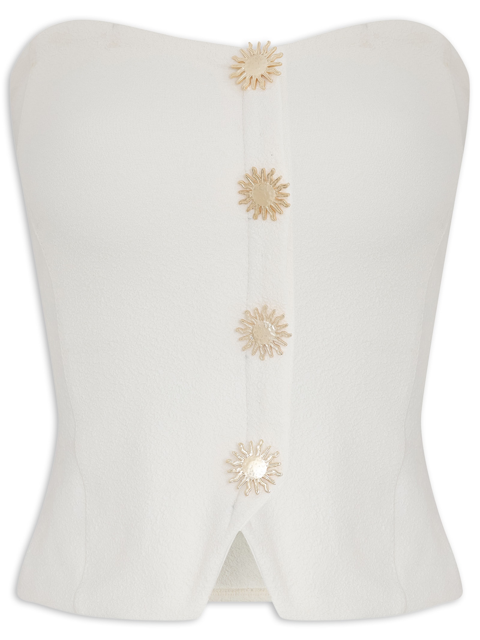 Blusa Feminina Corselet Lunar Branco Triya