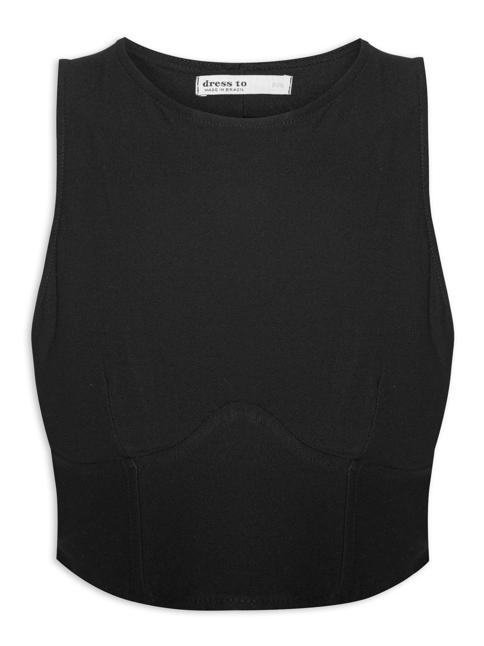 Blusa Feminina Corselet Preto Dress To