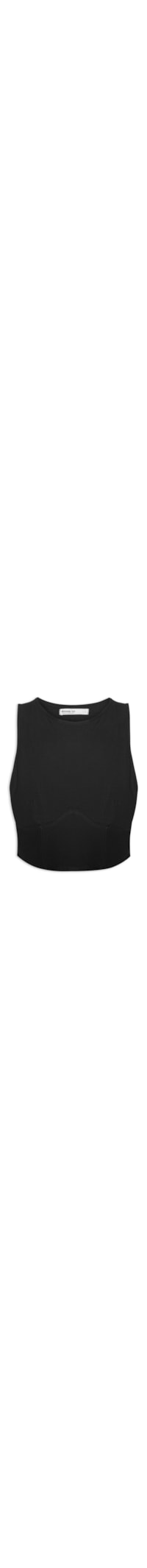 Blusa Feminina Corselet - Preto