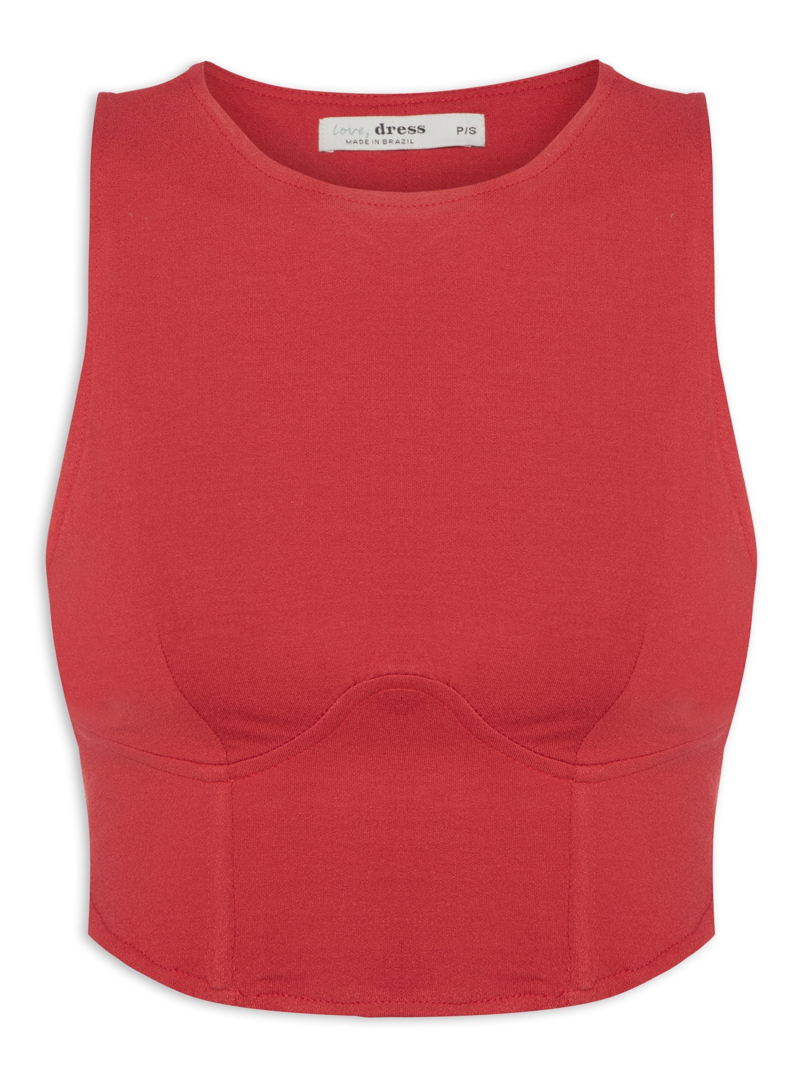 Blusa Feminina Corselet Vermelho Dress To