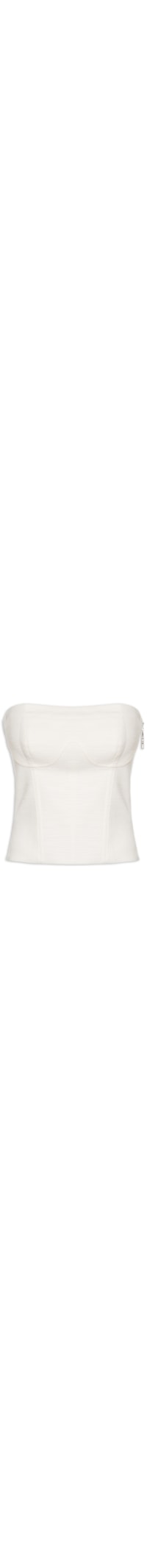 Blusa Feminina Corset Atoalhada - Branco