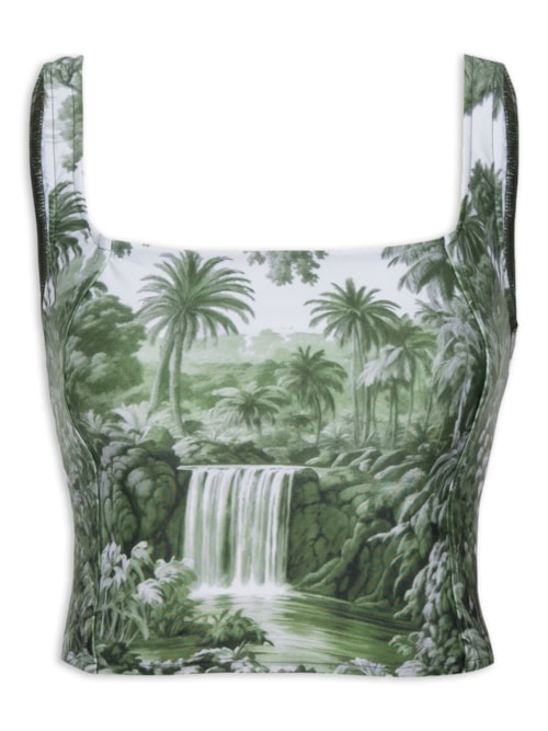 Blusa Feminina Corset Iris – Verde