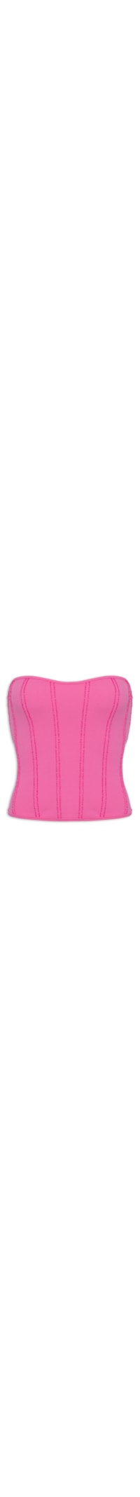Blusa Feminina Corset Jolie Bordado - Rosa
