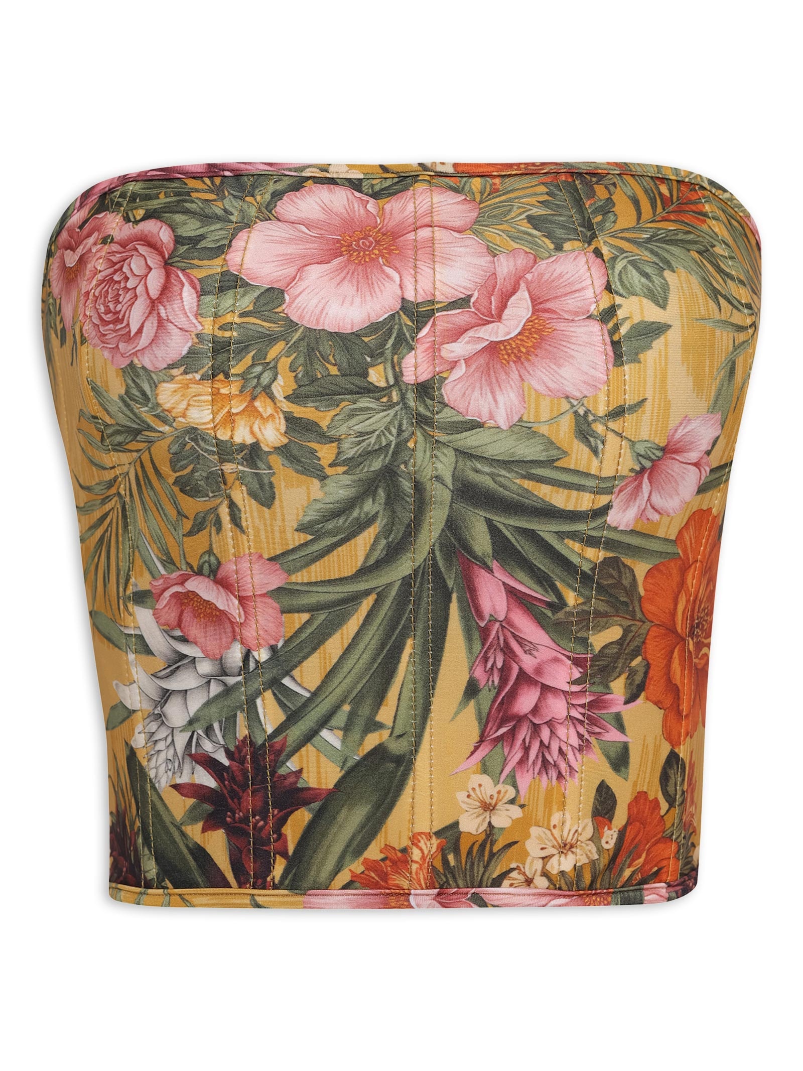 Blusa Feminina Corset Luisa Amarelo Triya