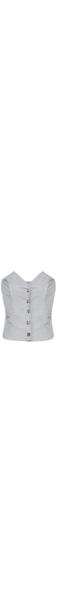 Blusa Feminina Corset Tomara Que Caia - Cinza