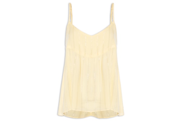 Blusa Feminina Crepe Estampa Céu Sereno - Amarelo