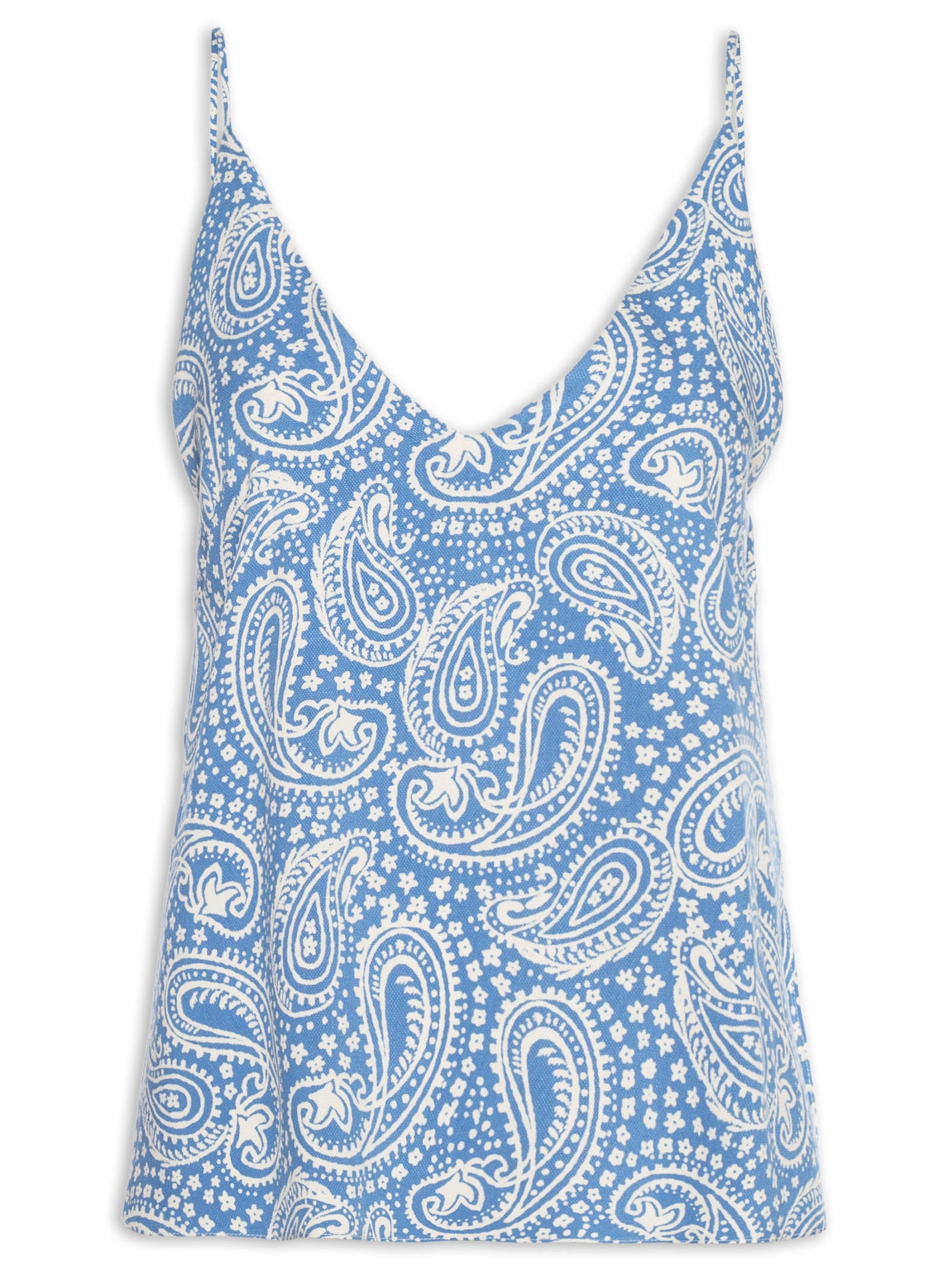 Blusa Feminina Crepe Estampa Céu Sereno Azul Dress To