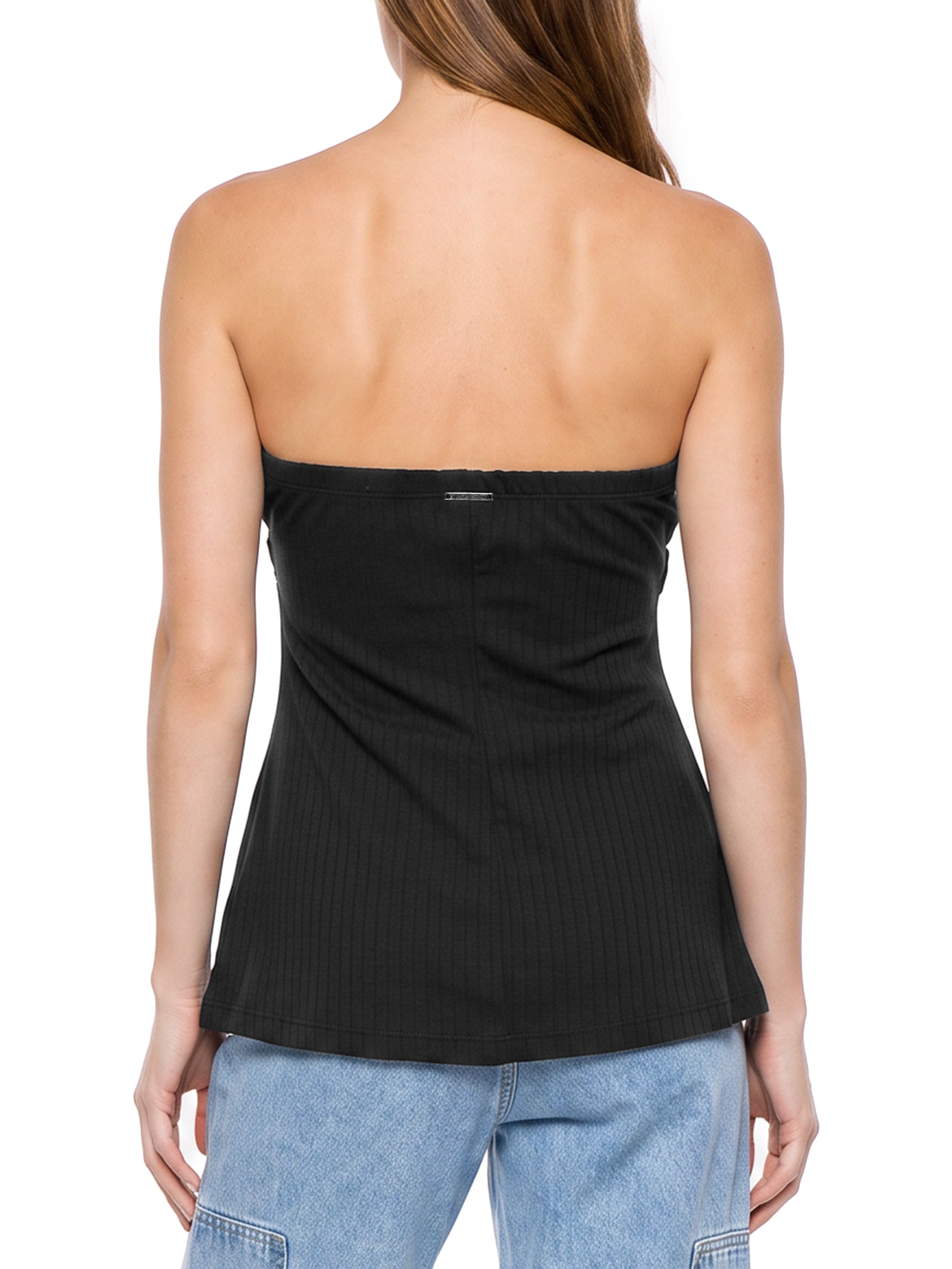 Blusa Feminina Crepe Scala Preto Lez A Lez