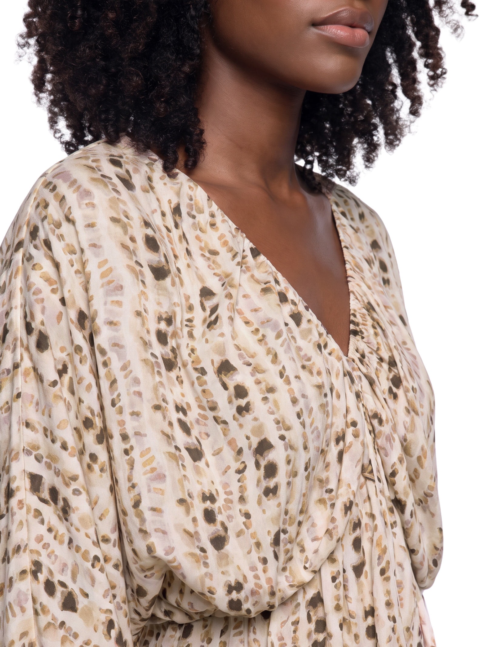 Blusa Feminina Crepe Zurique Manga 3/4 – Amarelo Lez A Lez