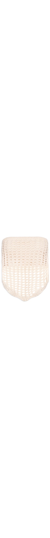 Blusa Feminina Crochet Lenço - Bege