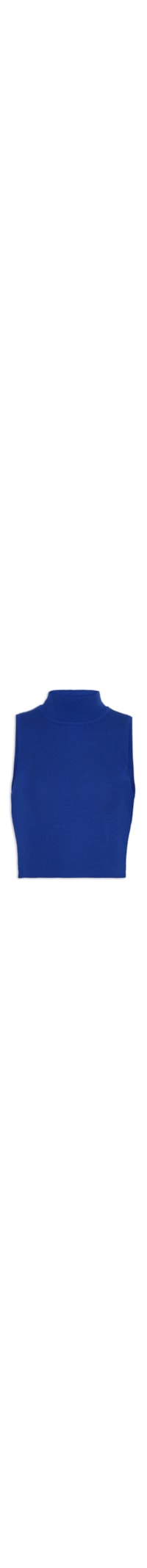 Blusa Feminina Cropped - Azul