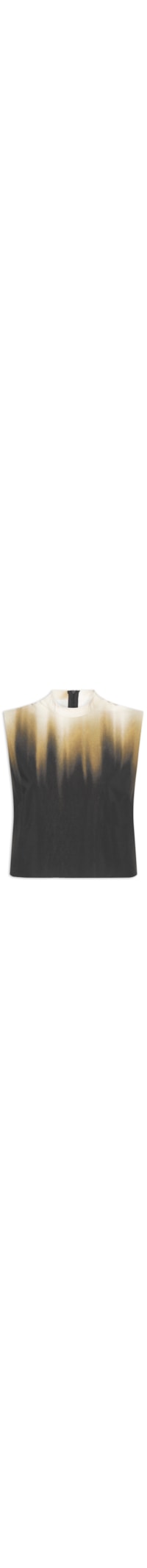 Blusa Feminina Cropped Blurred Superlight - Preto