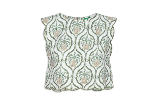 Blusa Feminina Cropped Brilho De Abacaxi - Verde