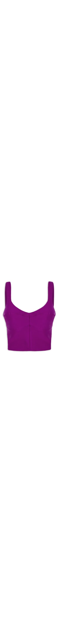 Blusa Feminina Cropped Comfort - Roxo