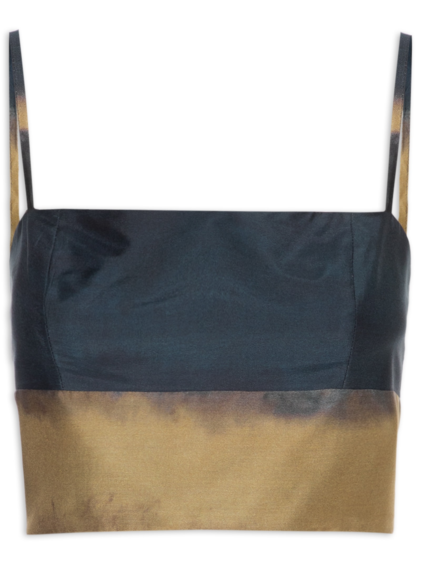 Blusa Feminina Cropped Estampado Marrom Cia Marítima