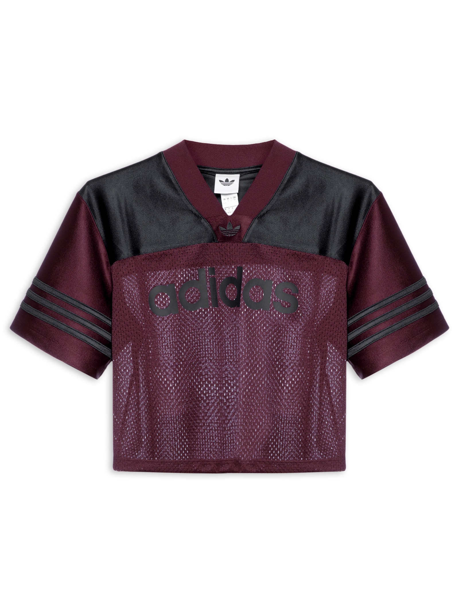 Blusa Feminina Cropped Jersey Adicolor Vermelho Adidas Originals