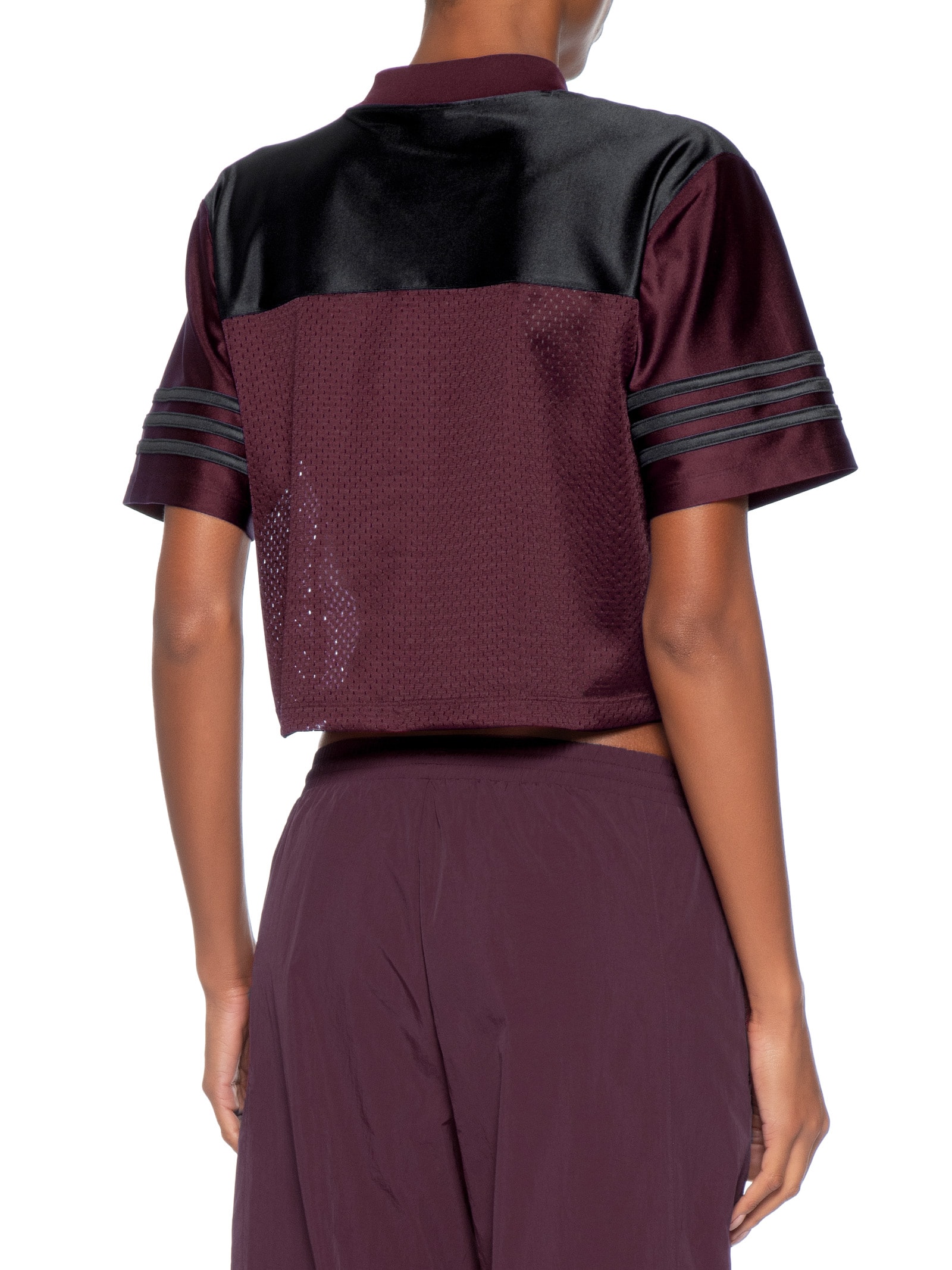 Blusa Feminina Cropped Jersey Adicolor Vermelho Adidas Originals