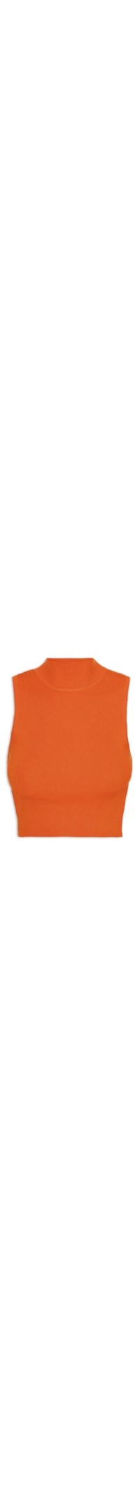 Blusa Feminina Cropped - Laranja