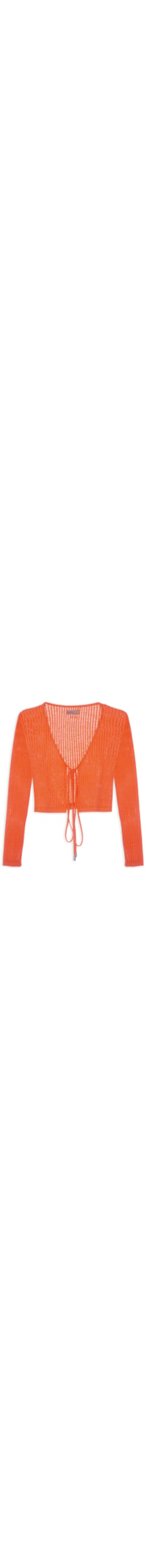 Blusa Feminina Cropped - Laranja