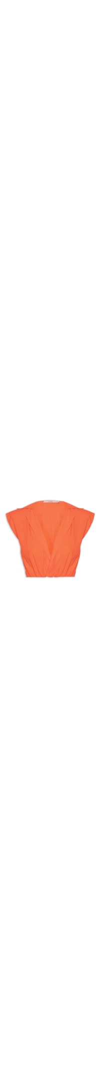 Blusa Feminina Cropped - Laranja