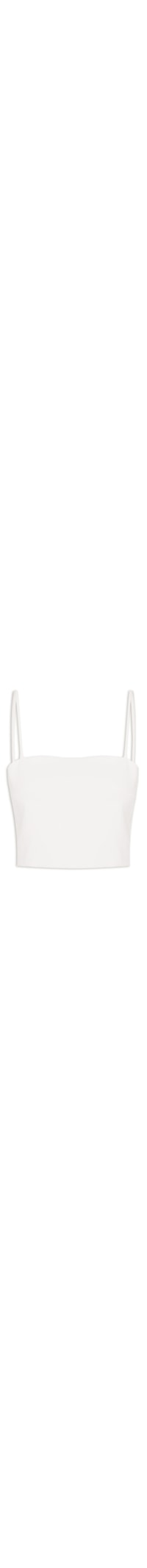 Blusa Feminina Cropped Linho - Off White